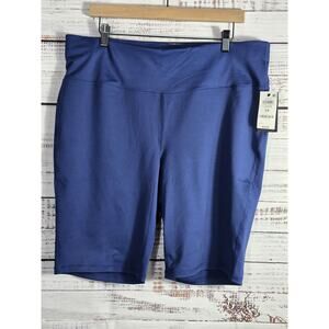Ideology women's plus size 2X high-waist bike shorts NWT